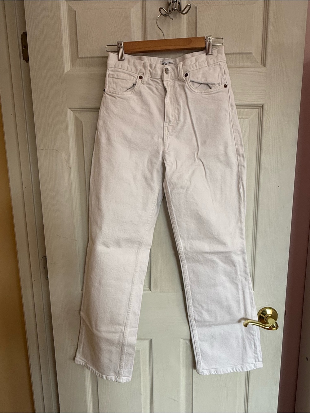 Zara white jeans